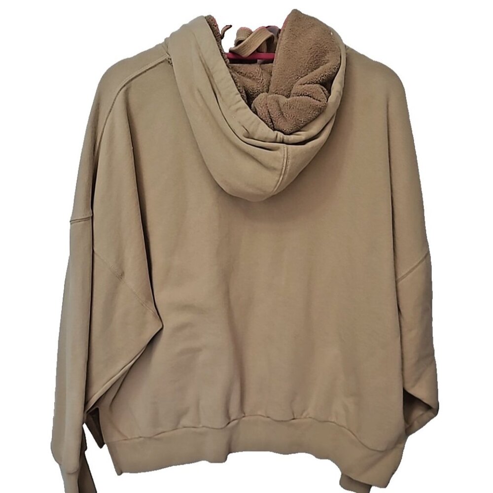 American Eagle Women Pullover S Big Hugs Keep Smiling Graphic Oversized Hoodie - Picture 12 of 14